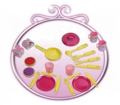 SMOBY Küchenset Mit Uhr Disney Prinzessinnen Und Ein Sportwagen Für Die Pastell-Puppe -Smoby 024023 f smoby kuchynka