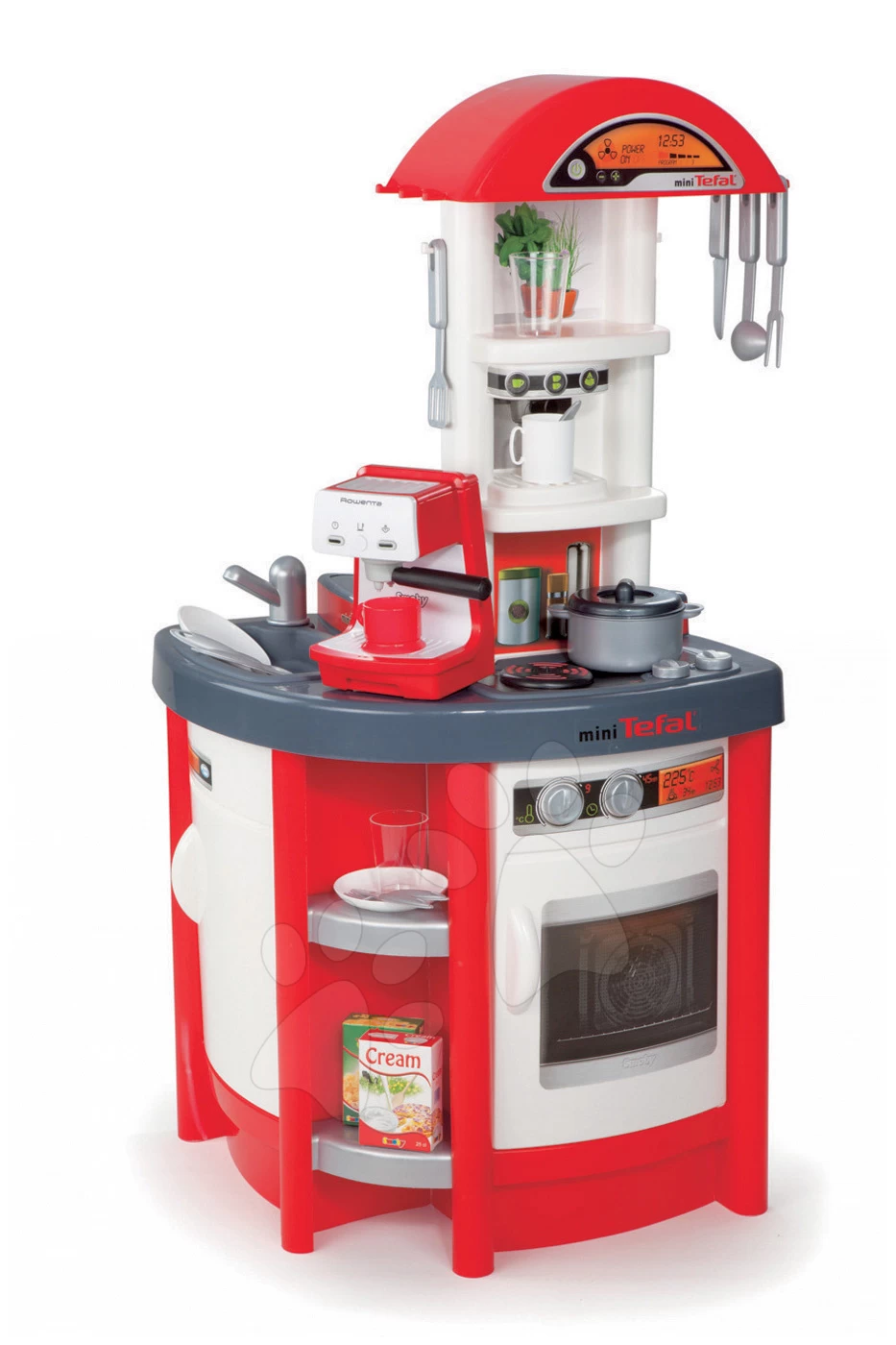 Küche Studio Tefal Smoby Elektronisch Mit Sounds, Mit Espresso Rowenta Kaffeemaschine Und 19 Zubehörteilen Rot 1 Küche Studio Tefal Smoby Elektronisch Mit Sounds, Mit Espresso Rowenta Kaffeemaschine Und 19 Zubehörteilen Rot