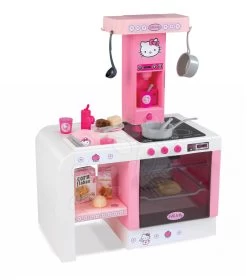 Set Puppenwagen Mascha Und Bär Smoby Und Küche Hello Kitty Cheftronic Mit Sounds Ab 18 Monaten -Smoby 024195 a smoby kuchynka