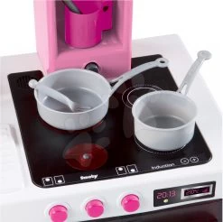 Set Puppenwagen Mascha Und Bär Smoby Und Küche Hello Kitty Cheftronic Mit Sounds Ab 18 Monaten -Smoby 024195 e smoby kuchynka
