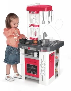 Küche Tefal Studio Smoby Elektronisch Mit Sounds, Sodagerät Und 25 Zubehörteilen Rot -Smoby 024311 y c smoby kuchynka