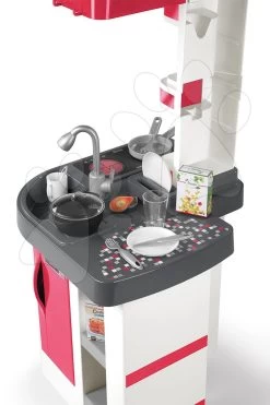 Küche Tefal Studio Smoby Elektronisch Mit Sounds, Sodagerät Und 25 Zubehörteilen Rot -Smoby 024311 y d smoby kuchynka