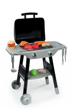 Set Rutsche Funny Toboggan Smoby 200 Cm Und Küche Barbecue Grill Mit Zubehör Ab 24 Monaten