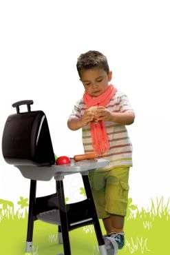 Set Rutsche Funny Toboggan Smoby 200 Cm Und Küche Barbecue Grill Mit Zubehör Ab 24 Monaten -Smoby 024497 e smoby grill