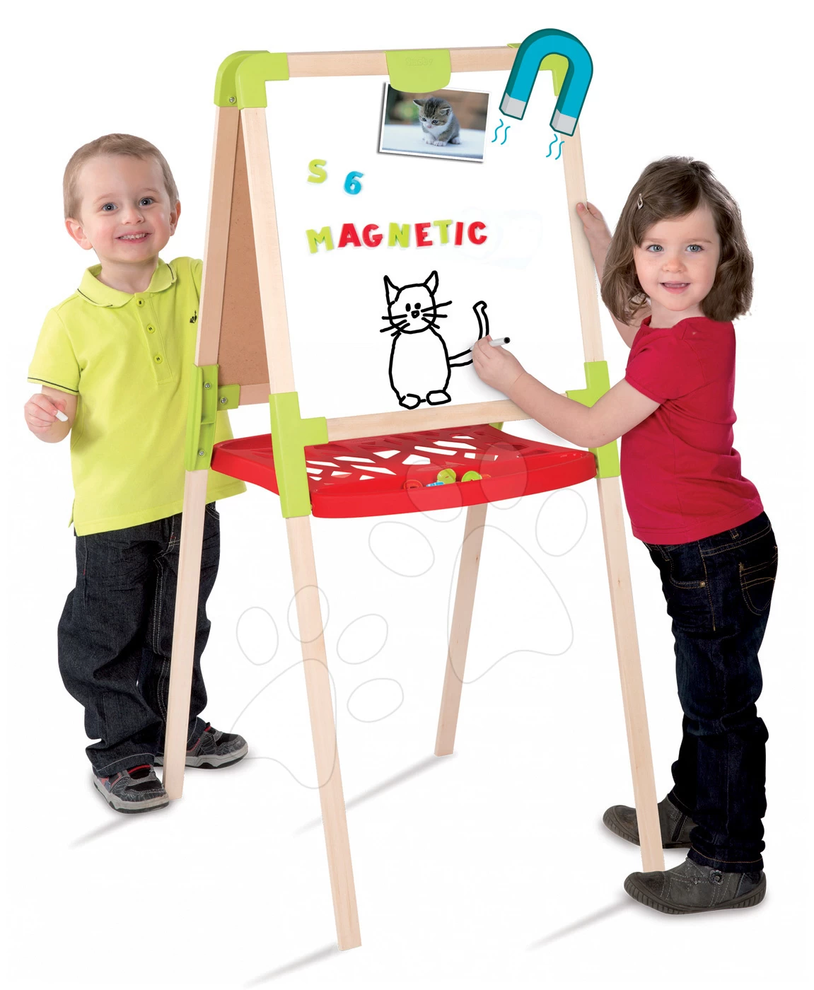 Werkstattset Black + Decker Smoby Mit Bohrer Und Holz-Magnettafel Doppelseitig 10 Werkstattset Black + Decker Smoby Mit Bohrer Und Holz-Magnettafel Doppelseitig – Bild 10