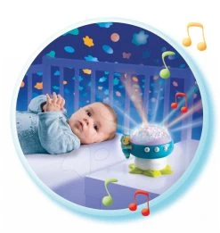 Lichtprojektor Pilz Cotoons Smoby Mit Musik Für Babys Blau