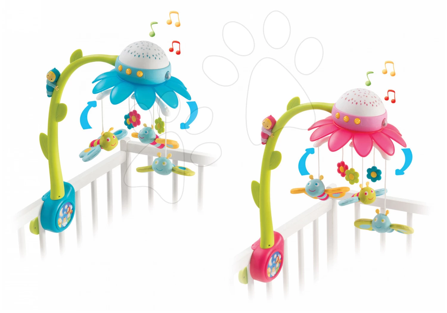 Karussell über Der Krippe Flower Cotoons Smoby Mit Schmetterlingen, Musik Und Licht Blau Ab 0 Monaten 13 Karussell über Der Krippe Flower Cotoons Smoby Mit Schmetterlingen, Musik Und Licht Blau Ab 0 Monaten – Bild 13