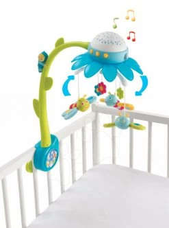 Karussell über Der Krippe Mit Schmetterlingen Blume Flower Cotoons Smoby Mit Musik Und Hellblau/pink Ab 0 Monaten -Smoby 110110 a1 smoby kolotoc nad postielku 1