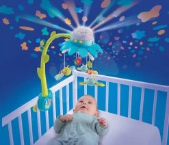 Karussell über Der Krippe Mit Schmetterlingen Blume Flower Cotoons Smoby Mit Musik Und Hellblau/pink Ab 0 Monaten -Smoby 110110 b1 smoby kolotoc nad postielku 1