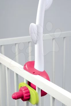 Karussell über Der Krippe Flower Cotoons Smoby Mit Schmetterlingen, Musik Und Licht Für Die Kleinsten Rosa -Smoby 110110 f2 smoby kolotoc nad postielku 1