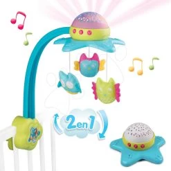 Set Karussell über Dem Kinderbett Star Cotoons Smoby 2in1 Mit Eulen Und Klappbare Tassen Happy Tower