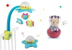 Set Karussell über Dem Kinderbett Star Cotoons Smoby Und Eine Froschfigur Wabap Zebra Punky (eine Figur) -Smoby 110116set 4 smoby set 3