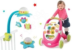 Set Karussell über Dem Kinderbett Star Cotoons 2v1 Smoby Mit Eulen Und Didaktische Lauflernhilfe Mit Licht Und Ton (blau / Pink) 27 Set Karussell über Dem Kinderbett Star Cotoons 2v1 Smoby Mit Eulen Und Didaktische Lauflernhilfe Mit Licht Und Ton (blau / Pink) -Smoby 110116set 6 smoby set 2