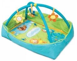 Spieldecke Mit Reck Cotoons Discovery Smoby Mit Nest, Rassel Und Teich Für Die Kleinsten Blau