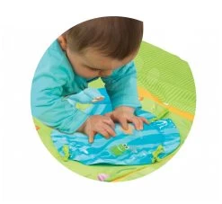 Spieldecke Mit Reck Cotoons Discovery Smoby Mit Nest, Rassel Und Teich Für Die Kleinsten Blau -Smoby 110213 d1 smoby deka