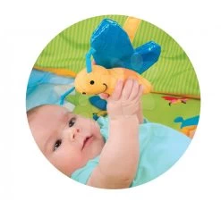 Spieldecke Mit Reck Cotoons Discovery Smoby Mit Nest, Rassel Und Teich Für Die Kleinsten Blau -Smoby 110213 e1 smoby deka