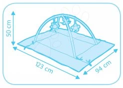 Spieldecke Cotoons Discovery Smoby Mit Reck, Nest, Rasseln Und Teich Für Die Kleinsten Rosa -Smoby 110213 h smoby deka 1