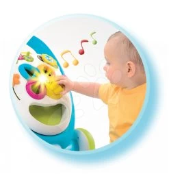 Didaktischer Lauflernwagen Cotoons Smoby Mit Sound Und Licht Blau Ab 12 Monaten -Smoby 110303 d smoby didakticke choditko