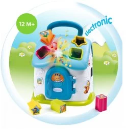 Lehrhaus Smoby Didactic House Cotoons Smoby Einlege-Lehraus Mit Blau Ab 12 Monaten -Smoby 110401 h smoby domcek