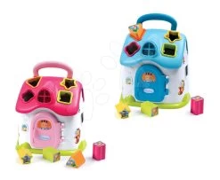 Lehrhaus Smoby Didactic House Cotoons Smoby Einlege-Lehraus Mit Blau Ab 12 Monaten -Smoby 110401 j smoby domcek