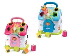 Lehrhaus Smoby Didactic House Cotoons Smoby Einlege-Lehraus Mit Blau Ab 12 Monaten -Smoby 110401 k smoby domcek