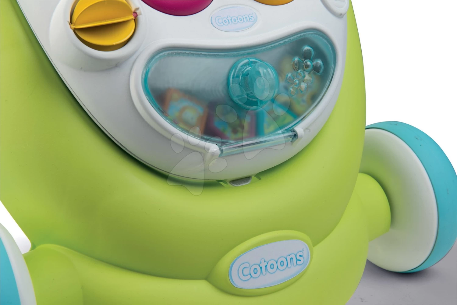 Set Lauflernhilfe Trott Cotoons 2v1 Smoby Grün Mit Würfeln, Licht Und Melodie Und Spielzeugautos 9 Set Lauflernhilfe Trott Cotoons 2v1 Smoby Grün Mit Würfeln, Licht Und Melodie Und Spielzeugautos – Bild 9