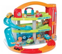 Set Lauflernhilfe Mit Didaktischem Koffer Trott Cotoons 2v1 Smoby Mit Ton Und Licht Und Eine Zweistöckige Garage Vroom Planet Grand -Smoby 120401 d smoby garaz 2