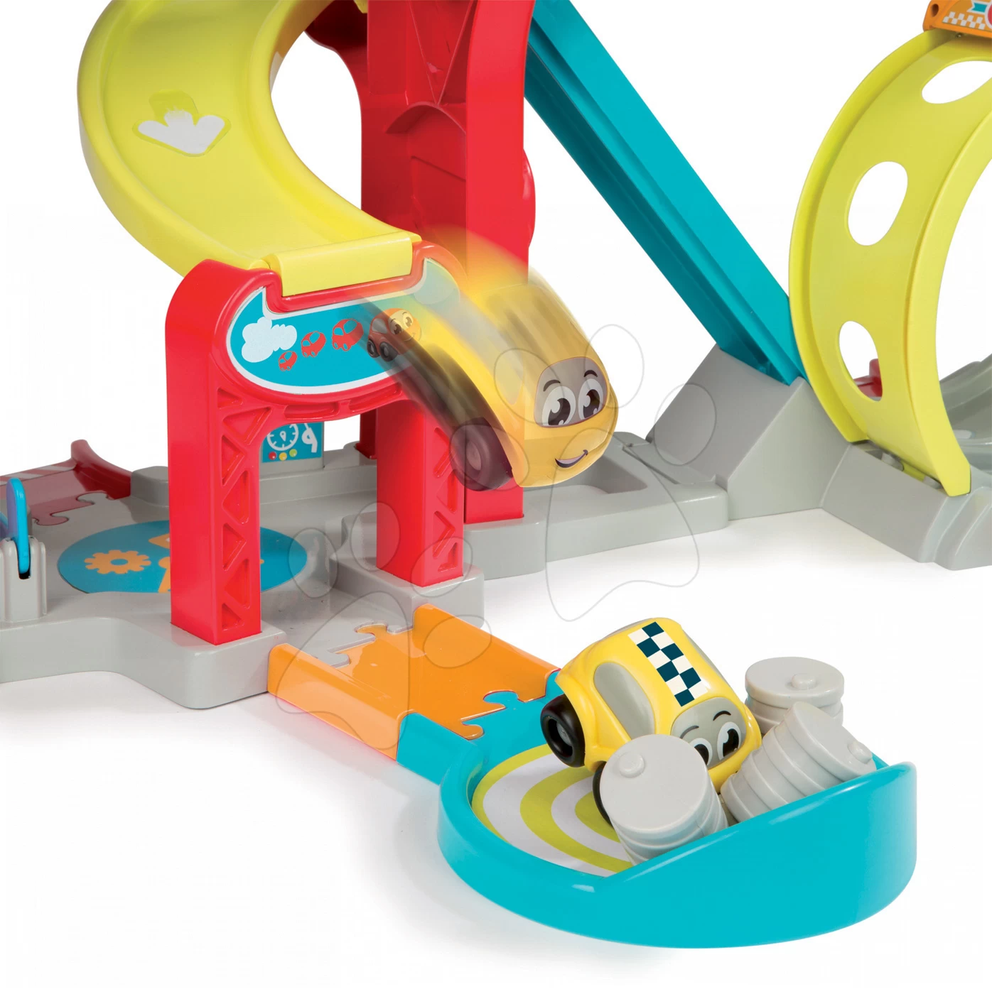 Set Katzenhäuser Mit Dem Sound Von Cat's House Veterinary Smoby Und Eine Springende Autostrecke Mit Zwei Spielzeugautos 9 Set Katzenhäuser Mit Dem Sound Von Cat's House Veterinary Smoby Und Eine Springende Autostrecke Mit Zwei Spielzeugautos – Bild 9