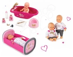 Puppenset Baby Nurse Gold Edition Smoby 32 Cm, Wiege Mit Karussell Und Puppenwanne -Smoby 12122016 0c76fb7939c7f91657e72fed354b4604