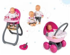 Set Puppe Baby Nurse Goldene Edition Smoby 32 Cm, Esszimmerstuhl Und Kinderwagen Für Puppen Ab 24 Monaten -Smoby 12122016 dd179dd6689c317db3fc9301318eeb9b
