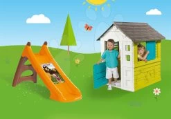 Rutschenset Smoby Toboggan XS Länge 90 Cm Und Haus Pretty Blue Ab 24 Monaten -Smoby 13032016 04753c70984b42c60d600d832e89d13c