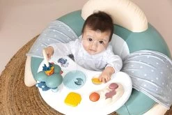 Ein Sitz Mit Einem Didaktischen Tisch Cosy Seat Little Smoby Mit Textilbezug Und Funktionen Zur Motorischen Entwicklung Ab 6 Monaten SM140103
