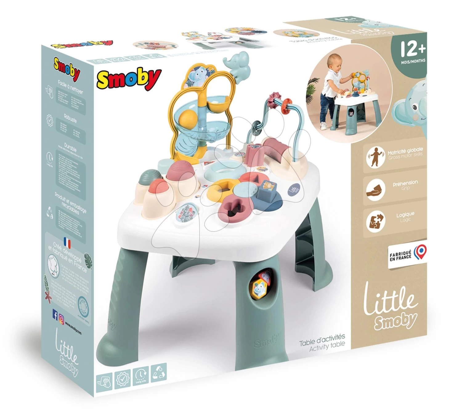 Didaktischer Tisch Activity Table Little Smoby Mit Funktionen Zur Entwicklung Der Feinmotorik Ab 12 Monaten SM140303 7 Didaktischer Tisch Activity Table Little Smoby Mit Funktionen Zur Entwicklung Der Feinmotorik Ab 12 Monaten SM140303 – Bild 7