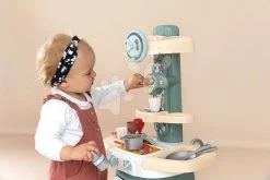 Didaktische Spielküche Für Die Kleinsten Cooky Kitchen Little Smoby Mit Würfeln Und Geschirr Für Die Spielküche Ab 18 Monaten SM140305 -Smoby 140305 g smoby kuchynka