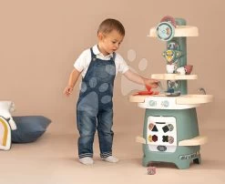 Didaktische Spielküche Für Die Kleinsten Cooky Kitchen Little Smoby Mit Würfeln Und Geschirr Für Die Spielküche Ab 18 Monaten SM140305 -Smoby 140305 h smoby kuchynka
