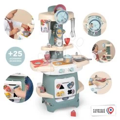 Didaktische Spielküche Für Die Kleinsten Cooky Kitchen Little Smoby Mit Würfeln Und Geschirr Für Die Spielküche Ab 18 Monaten SM140305 -Smoby 140305 j smoby kuchynka