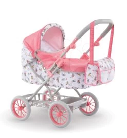 Puppenhaus-Set Violette Baby Nurse Large Doll's Play Center Smoby Und Tiefer Puppenwagen Mon Grand Klappbar Für 36-52 Cm Große Puppe -Smoby 140460 b corolle stroller