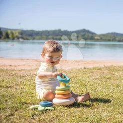 Pyramide Aus Zuckerrohr Bio Sugar Cane Roly Poly Pyramid Little Smoby 5 Ringe Green 100% Recycelbar Ab 12 Monaten SM140603 -Smoby 140603 c smoby pyramida