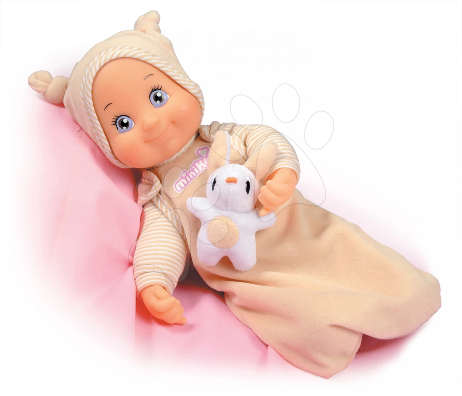 Puppe Mit Klängen MiniKiss Smoby Ins Bett 27 Cm Ab 12 Monaten 2 Puppe Mit Klängen MiniKiss Smoby Ins Bett 27 Cm Ab 12 Monaten – Bild 2