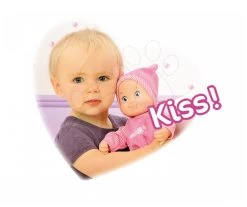 Mädchenpuppe Mit Klängen MiniKiss Smoby 27 Cm Rosa Ab 12 Monaten