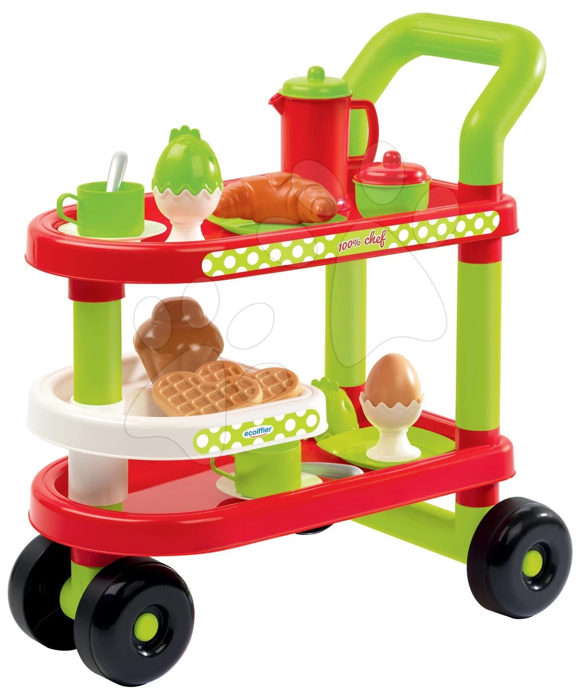 Küchenset Rot Tefal Studio Smoby Elektronisch Mit Sounds Und Servierwagen Mit Frühstück 100% Chef 6 Küchenset Rot Tefal Studio Smoby Elektronisch Mit Sounds Und Servierwagen Mit Frühstück 100% Chef – Bild 6