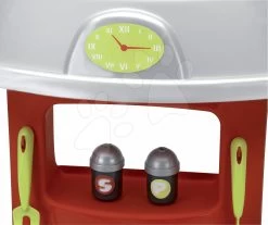 Puppenwagen-Set DeLuxe Pastell Maxi Cosi&Quinny Sport Grey 3in1 Smoby Und Mit Einer Küche 100 % Chef Stove Mit Zubehör -Smoby 1745 f ecoiffier kuchynka 1