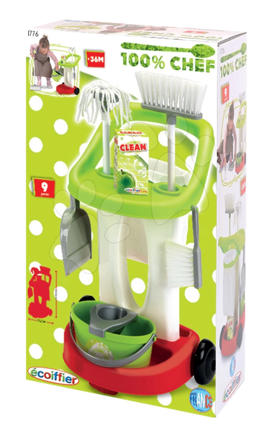 SMOBY Set Elektronische Küche Bon Appetit Mit Kaffeemaschine Und Ein Reinigungswagen Mit Eimer 16 SMOBY Set Elektronische Küche Bon Appetit Mit Kaffeemaschine Und Ein Reinigungswagen Mit Eimer – Bild 16