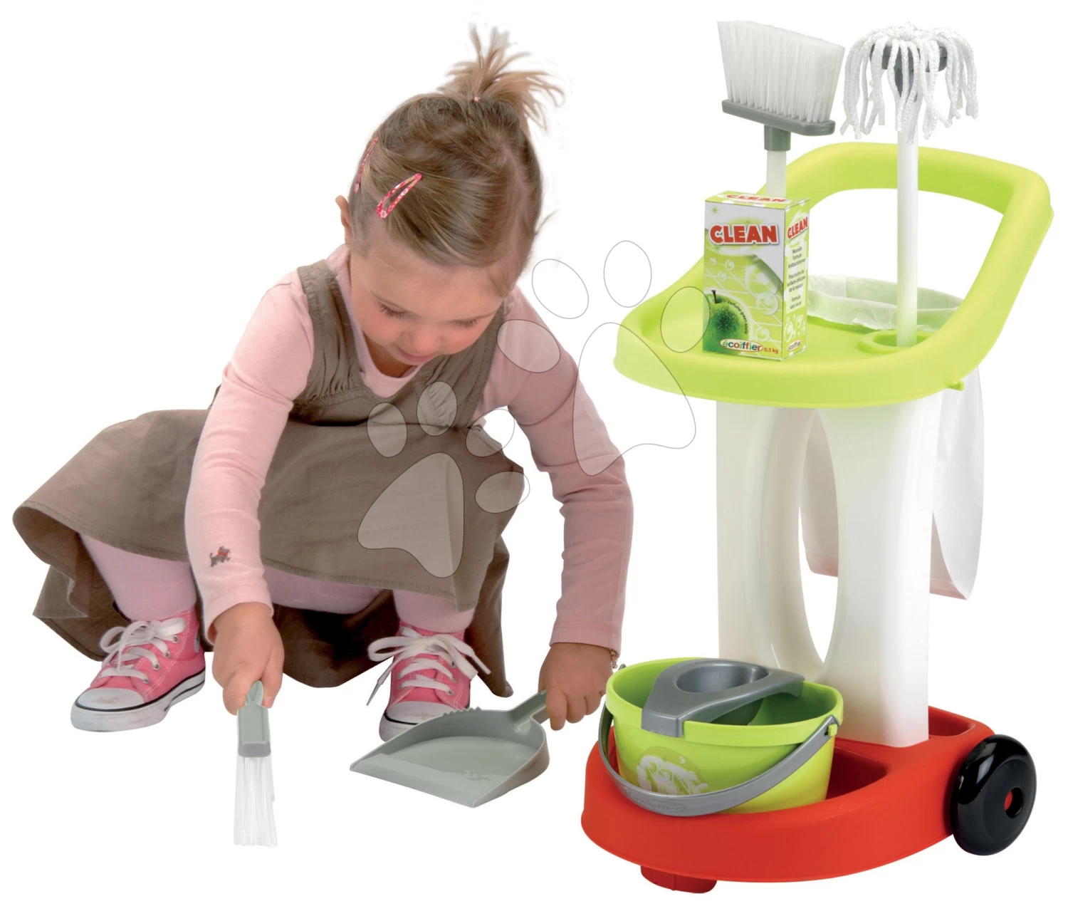 SMOBY Set Elektronische Küche Bon Appetit Mit Kaffeemaschine Und Ein Reinigungswagen Mit Eimer 7 SMOBY Set Elektronische Küche Bon Appetit Mit Kaffeemaschine Und Ein Reinigungswagen Mit Eimer – Bild 7