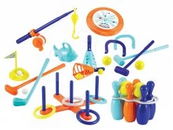 Set Rutsche Toboggan KS Smoby Mit Wasser Und Sandkasten Vierblättriges Kleeblatt Vario Mit Segel- Und Sportspielen 27 Set Rutsche Toboggan KS Smoby Mit Wasser Und Sandkasten Vierblättriges Kleeblatt Vario Mit Segel- Und Sportspielen -Smoby 191 a ecoiffier sportovy set