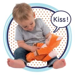 Puppenwagen-Set DeLuxe Pastell Maxi Cosi&Quinny Sport Grey 3in1 Smoby Und Puppe Im Fuchskostüm Animal Doll MiniKiss 27 Cm Mit Sound -Smoby 210121 a b smoby babiky