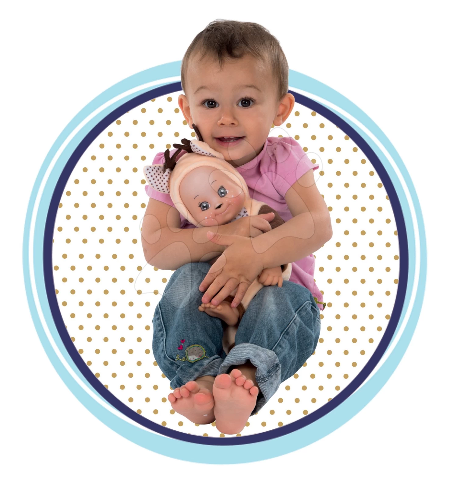 Set Didaktisches Tischlein Cotoons Smoby Mit Funktionen Und Lauflernhilfe MiniKiss Mit Einer Puppe Reh Und 'Cmuk' Ton 5 Set Didaktisches Tischlein Cotoons Smoby Mit Funktionen Und Lauflernhilfe MiniKiss Mit Einer Puppe Reh Und 'Cmuk' Ton – Bild 5