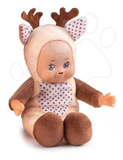 Set Von 3 Puppen In Kostümen Mini Animal Doll MiniKiss Smoby 20 Cm Fuchs Hase Und Rehbock Ab 12 Monaten -Smoby 210127 d smoby babiky