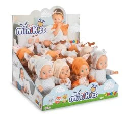 Set Von 3 Puppen In Kostümen Mini Animal Doll MiniKiss Smoby 20 Cm Fuchs Hase Und Rehbock Ab 12 Monaten -Smoby 210127 f smoby babiky 3