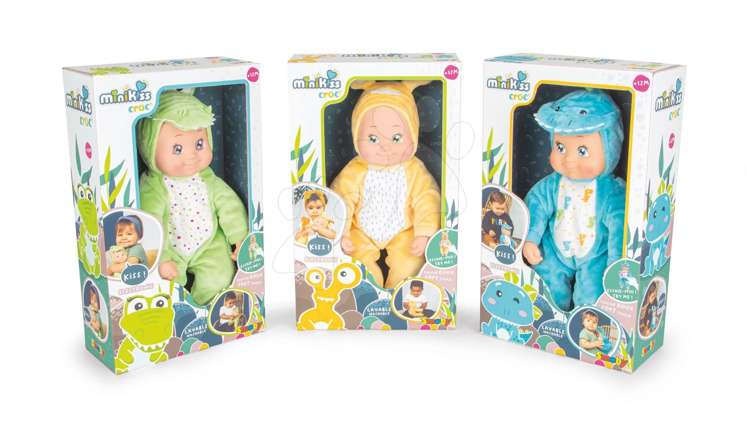 Puppe In Einem Krokodilkostüm Dinosaurus MiniKiss Croc Smoby Mit Dem Klang 'cmuk' Mit Weichem Körper 1 Stück Ab 12 Monaten 19 Puppe In Einem Krokodilkostüm Dinosaurus MiniKiss Croc Smoby Mit Dem Klang 'cmuk' Mit Weichem Körper 1 Stück Ab 12 Monaten – Bild 19